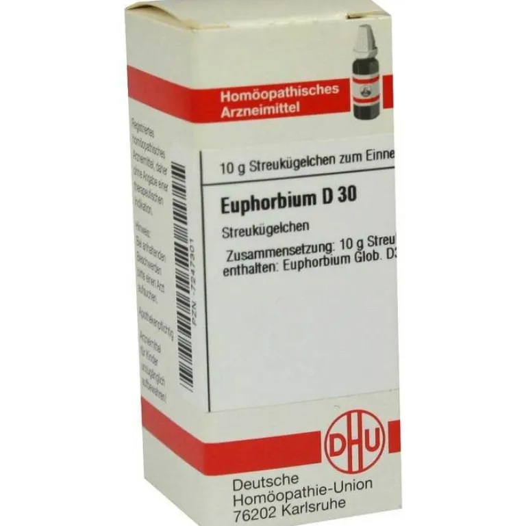 Clearance DHU Euphorbium D 30 Globuli, 10 g