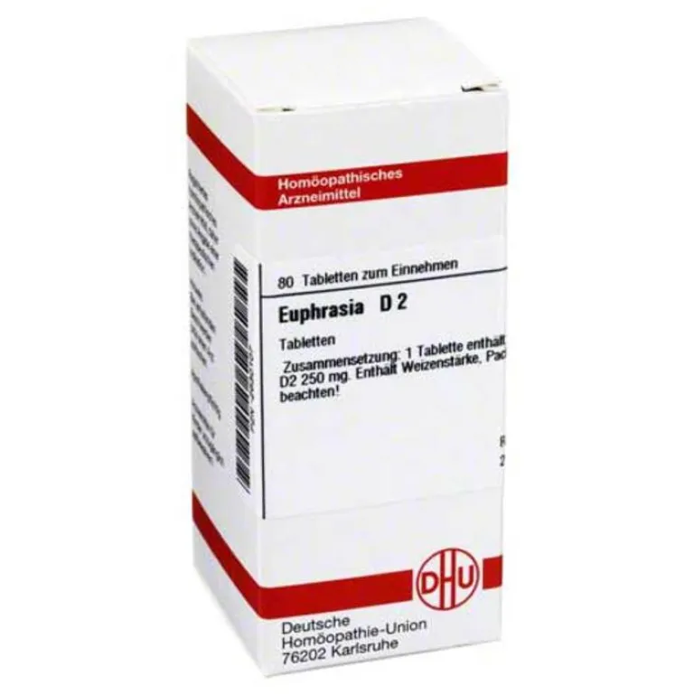 Outlet DHU Euphrasia D 2 Tabletten, 80 St