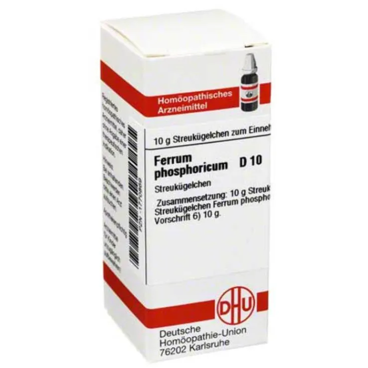 DHU Ferrum phosphoricum D 10 Globuli, 10 g