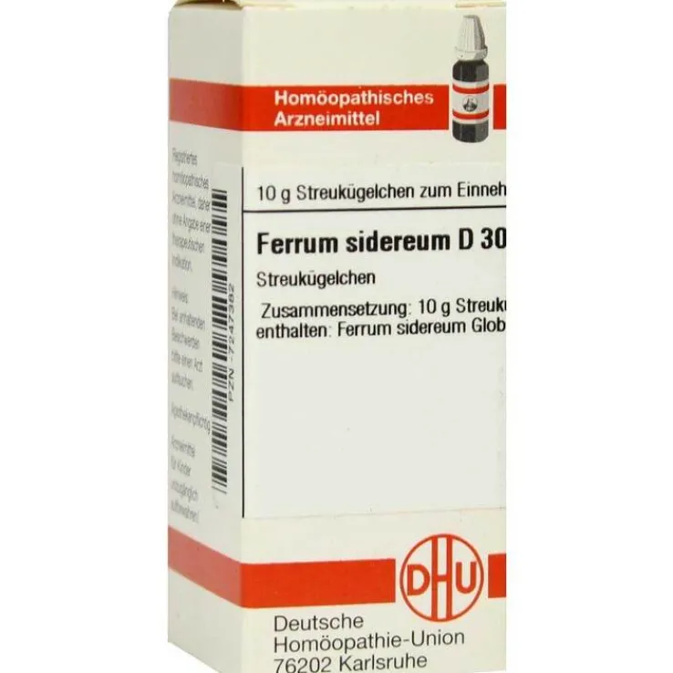 DHU Ferrum sidereum D 30 Globuli, 10 g