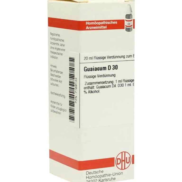 DHU Guaiacum D 30 Dilution, 20 ml G