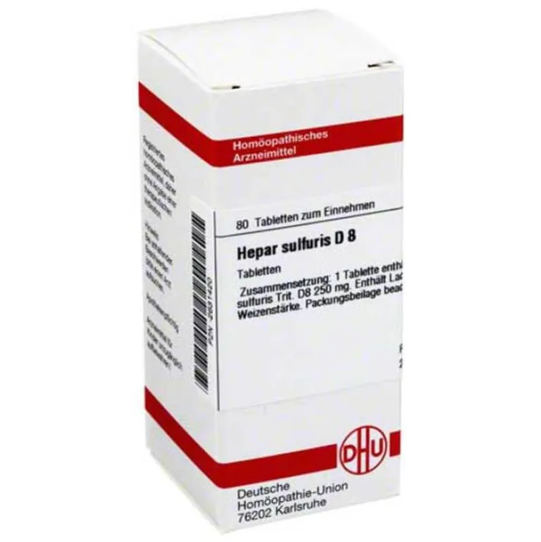 Best Hepar sulfuris D 8 Tabletten, 80 St H