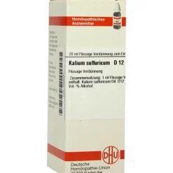 DHU Kalium sulfuricum D 12 Dilution, 20 ml