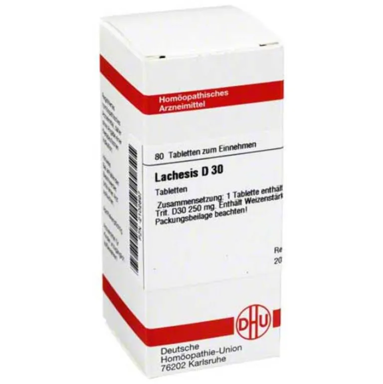 Hot DHU Lachesis D 30 Tabletten, 80 St