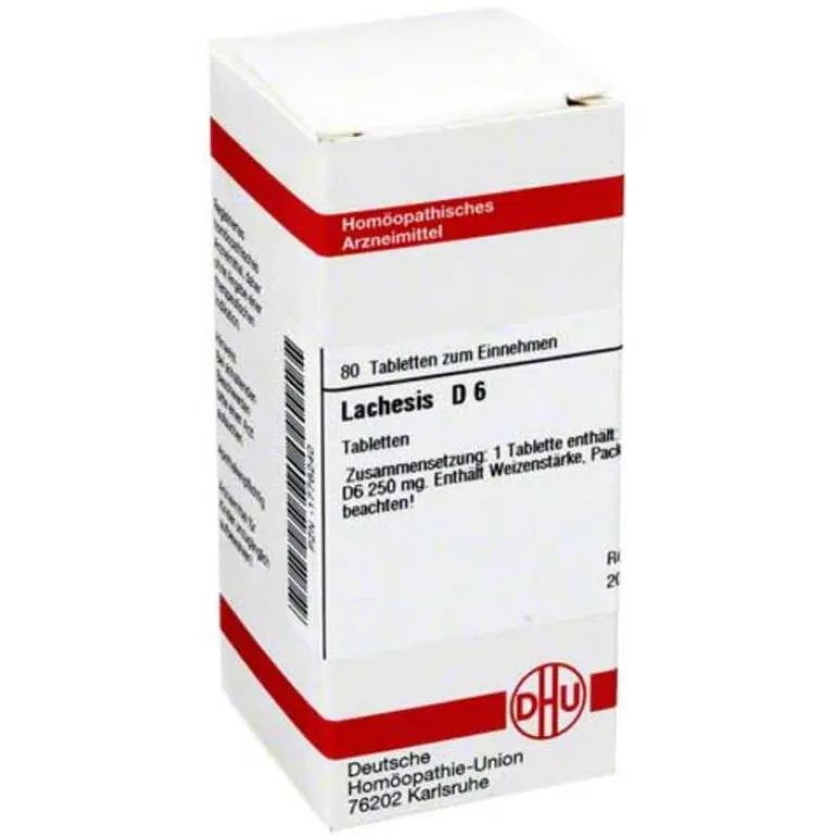 New Lachesis D 6 Tabletten, 80 St L