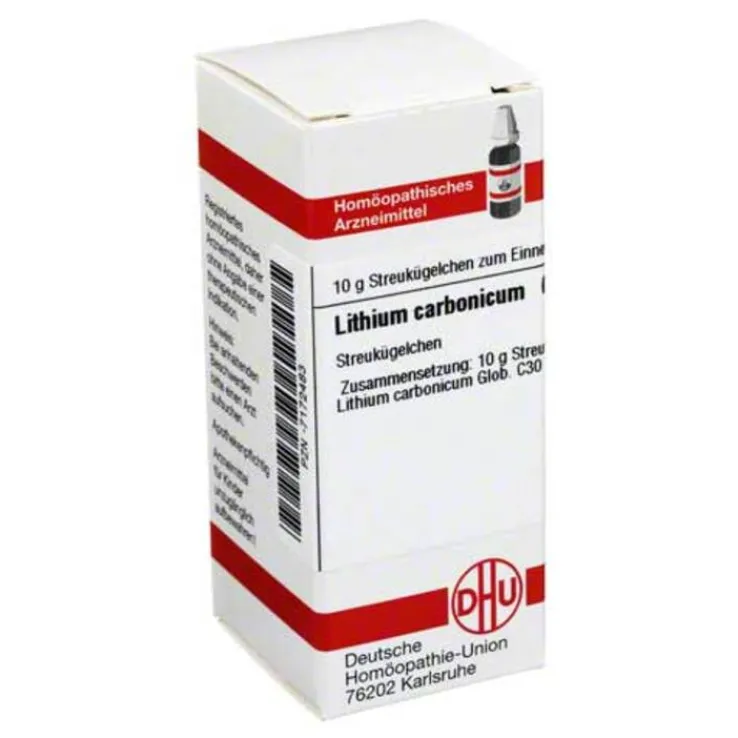 DHU Lithium carbonicum C 30 Globuli, 10 g