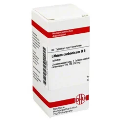 Lithium carbonicum D 6 Tabletten, 80 St L