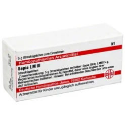 Hot DHU LM Sepia III Globuli, 5 g