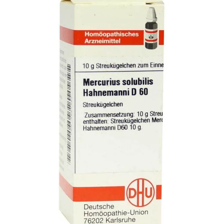 Sale DHU Mercurius solubilis D 60 Globuli, 10 g M