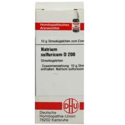 DHU Natrium sulfuricum C 200 Globuli, 10 g