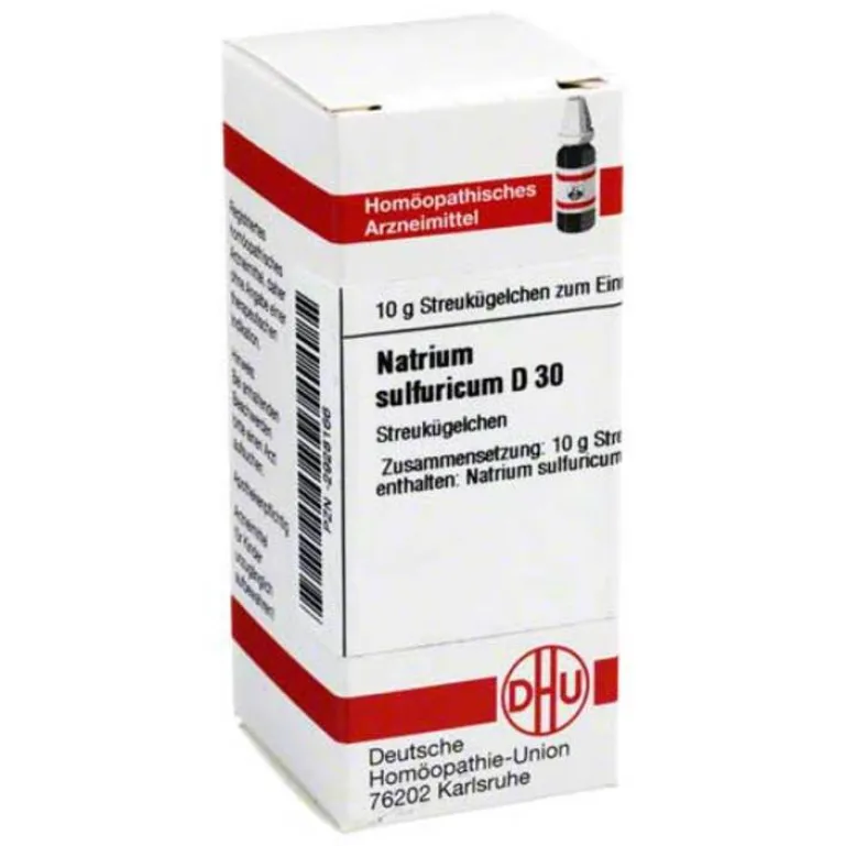 Outlet DHU Natrium sulfuricum D 30 Globuli, 10 g N|N