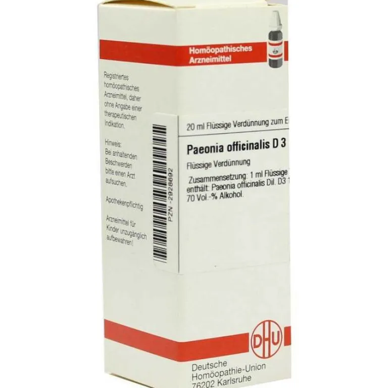 Outlet DHU Paeonia officinalis D 3 Dilution, 20 ml