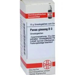 Hot DHU Panax Ginseng D 3 Globuli, 10 g P|P