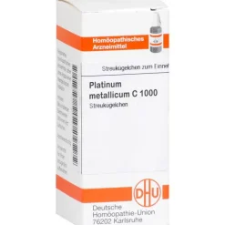 DHU Platinum metallicum C 1000 Globuli, 10 g