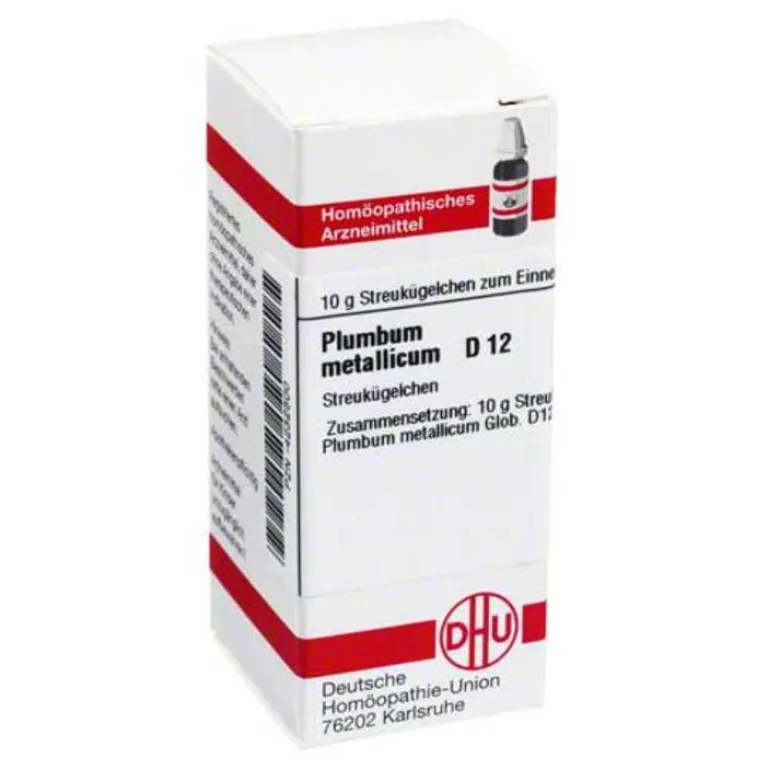Clearance DHU Plumbum metallicum D 12 Globuli, 10 g