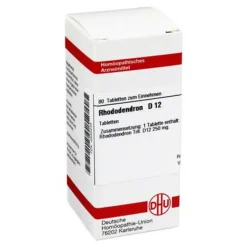 Online DHU Rhododendron D 12 Tabletten, 80 St