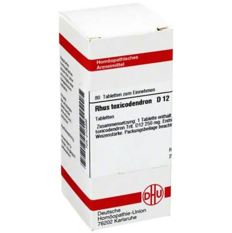 Online Rhus toxicodendron D 12 Tabletten, 80 St Q-R