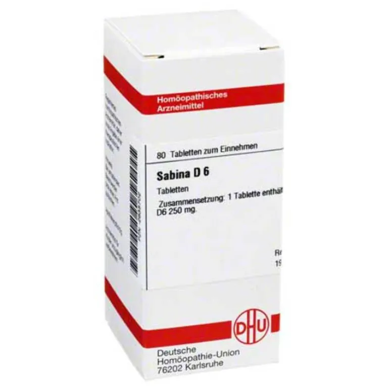 Online DHU Sabina D 6 Tabletten, 80 St