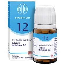 Online DHU Schüßler-Salz Nr. 12 Calcium sulfuricum D6 Tabletten, 80 St Salze 1-12|D 6