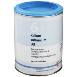 DHU Schüßler-Salz Nr. 6 Kalium sulfuricum D3 Tabletten, 1000 St