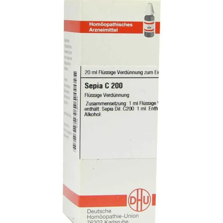 Discount DHU Sepia C 200 Dilution, 20 ml S