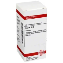 Best DHU Sepia D 6 Tabletten, 80 St
