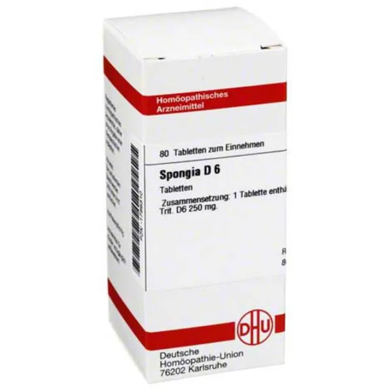 Online DHU Spongia D 6 Tabletten, 80 St