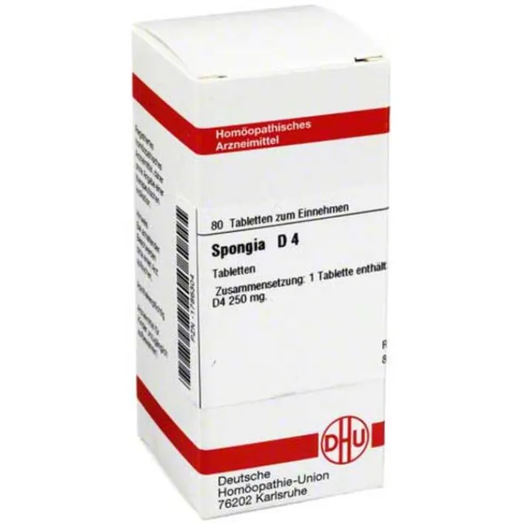 DHU Spongia D 4 Tabletten, 80 St