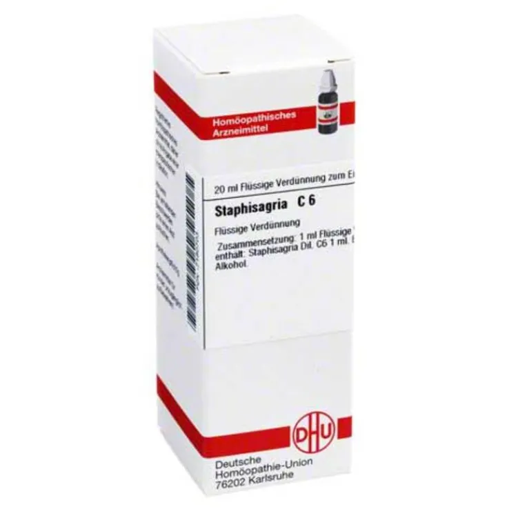 DHU Staphisagria C 6 Dilution, 20 ml