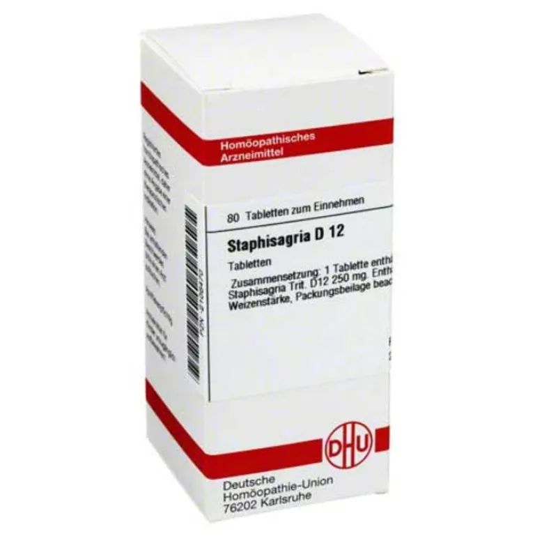 DHU Staphisagria D 12 Tabletten, 80 St