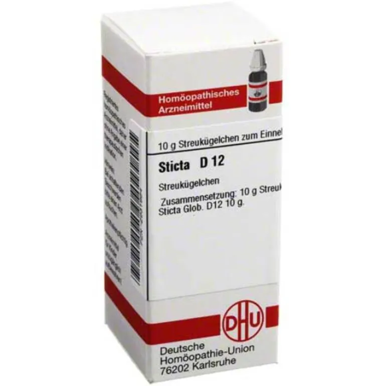 Online DHU Sticta D 12 Globuli, 10 g