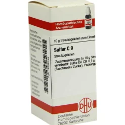 Clearance DHU Sulfur C 9 Globuli, 10 g S
