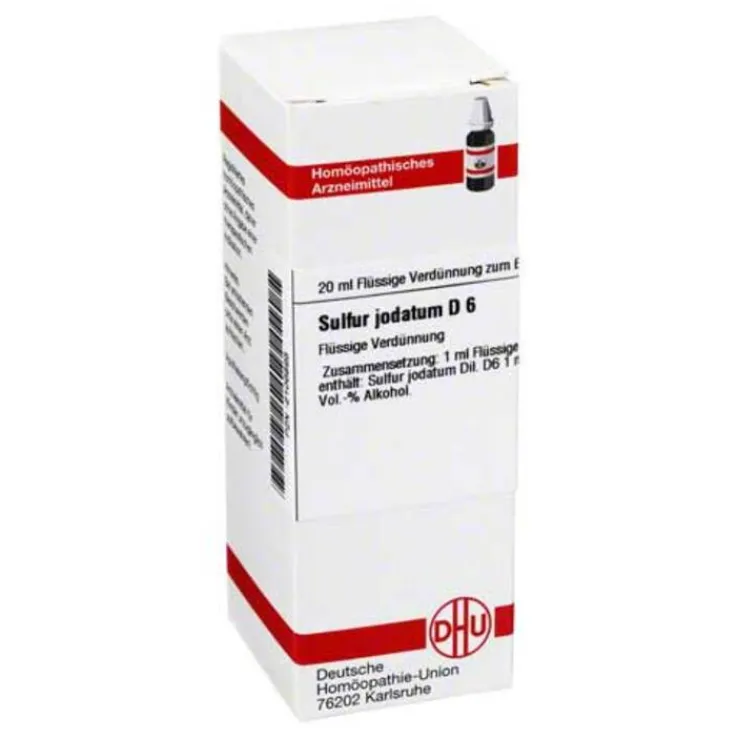 DHU Sulfur jodatum D 6 Dilution, 20 ml