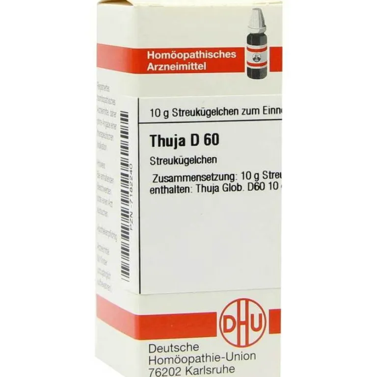 Clearance DHU Thuja D 60 Globuli, 10 g
