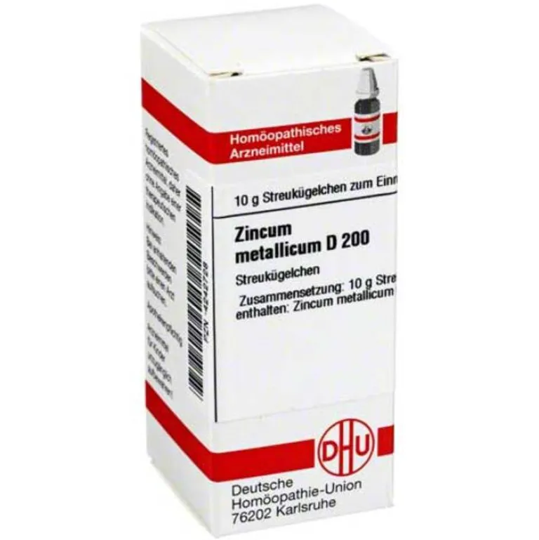 New DHU Zincum metallicum D 200 Globuli, 10 g