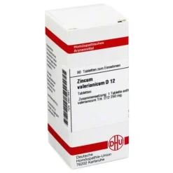 DHU Zincum valerianicum D 12 Tabletten, 80 St W-Z