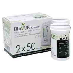Diavue Prudential Blutzuckerteststreifen, 2X50 St