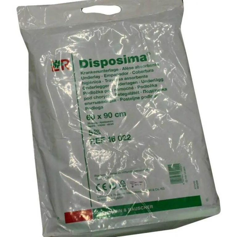 Outlet Disposima Krankenunterlage 60x90, 5 St Krankenunterlagen