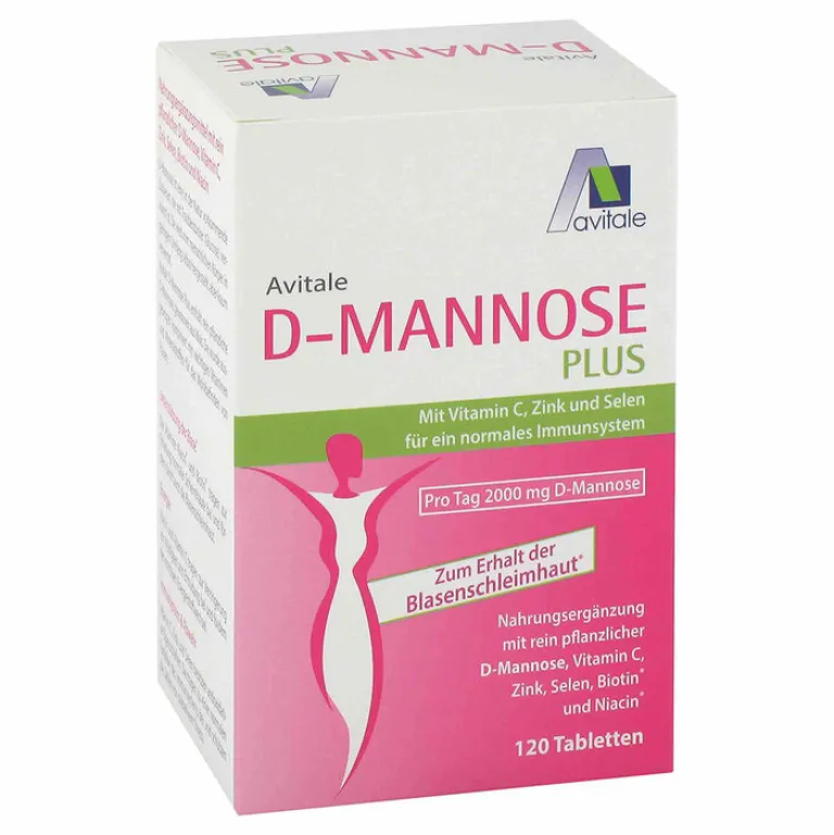 Online D-Mannose Plus 2000 mg Tabletten mit Vit.und Mineralstof., 120 St Mannose