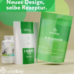 Best Vitabay D-Mannose Pulver aus Birke vegan Diätetikum, 200 g