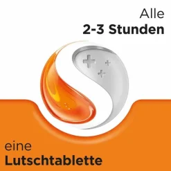Hot Orangengeschmack 1,2 mg / 0,6 mg Lutschtabletten, 16 St Halsschmerztabletten