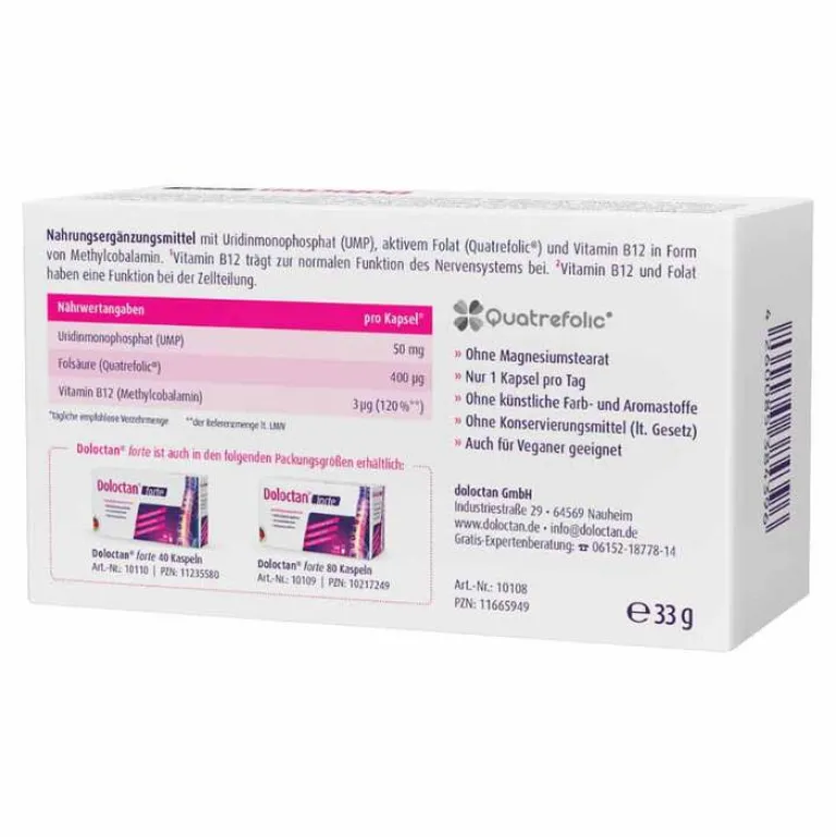Online Doloctan forte Kapseln, 160 St