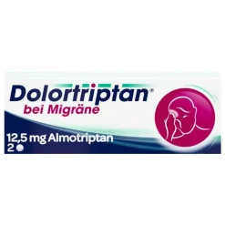 Online Dolormin Dolortriptan bei Migräneattacken, 2 St