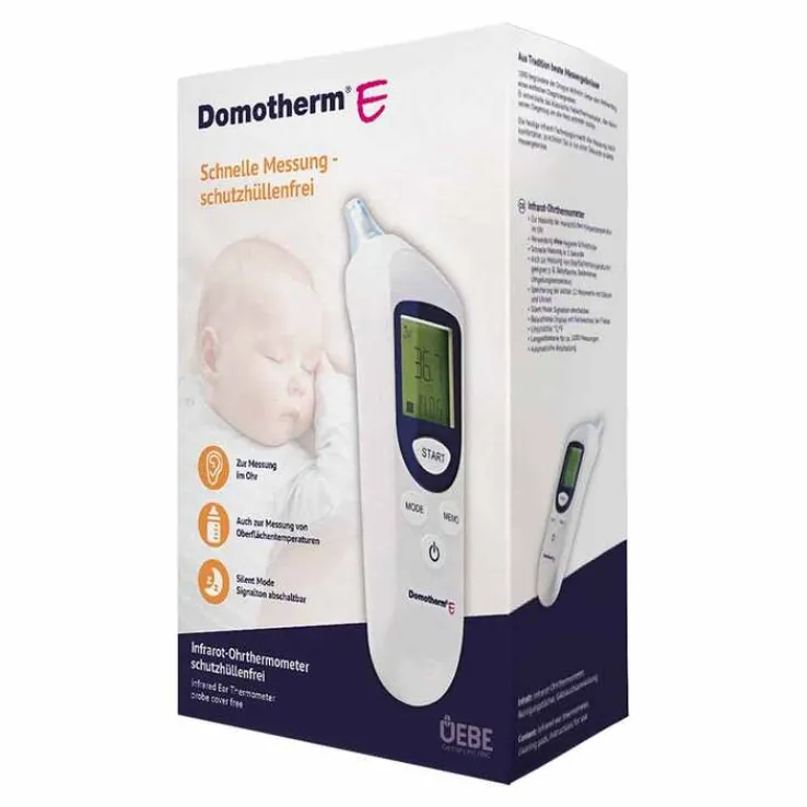 Domotherm® E Infrarot-Ohrthermometer Schutzhülle frei, 1 St