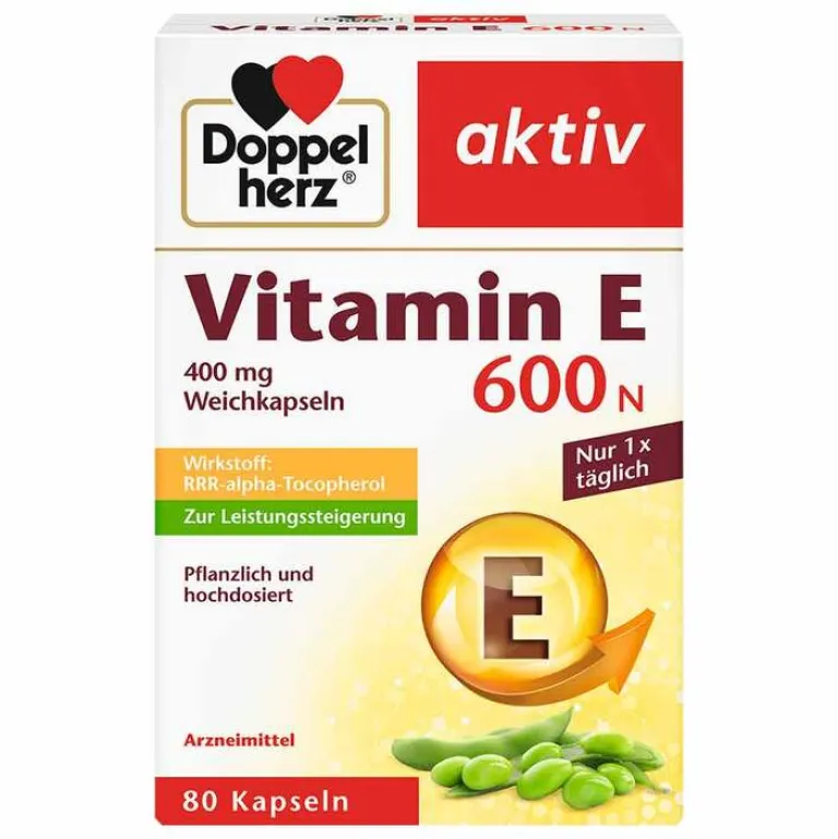 Sale Doppelherz ® aktiv Vitamin E 600 N Weichkapseln, 80 St