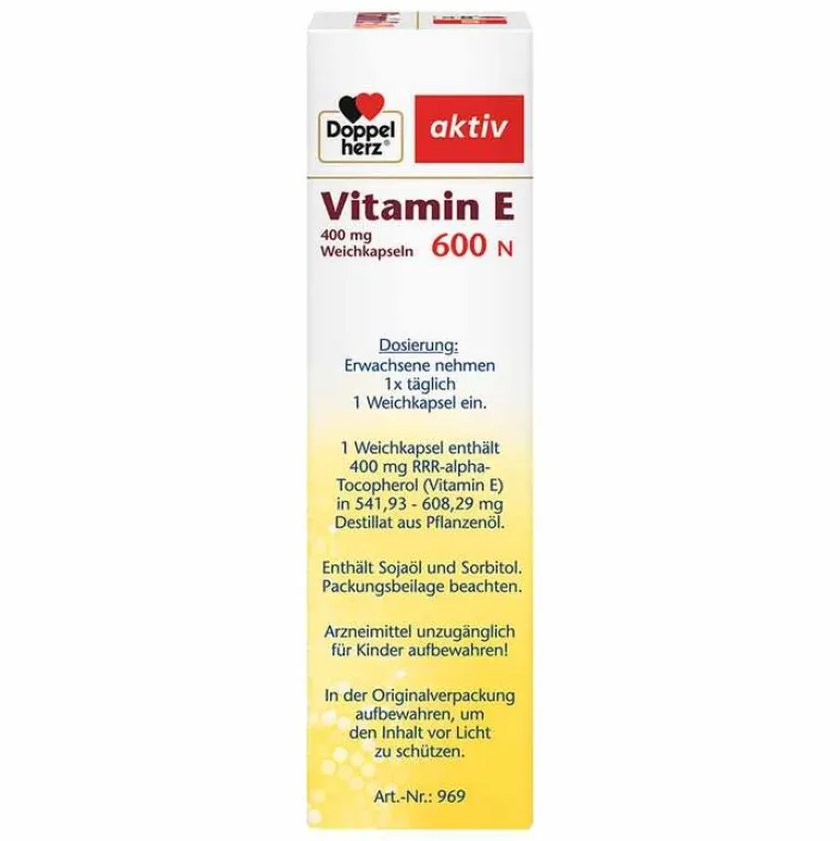 Sale Doppelherz ® aktiv Vitamin E 600 N Weichkapseln, 80 St