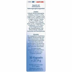 New Aminosäuren Vital Kapseln, 30 St Aminosäuren|Aminosäuren