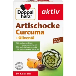 Outlet Artischocke+Olivenöl+Curcuma Kapseln, 30 St Essentielle Fettsäuren|Verdauung