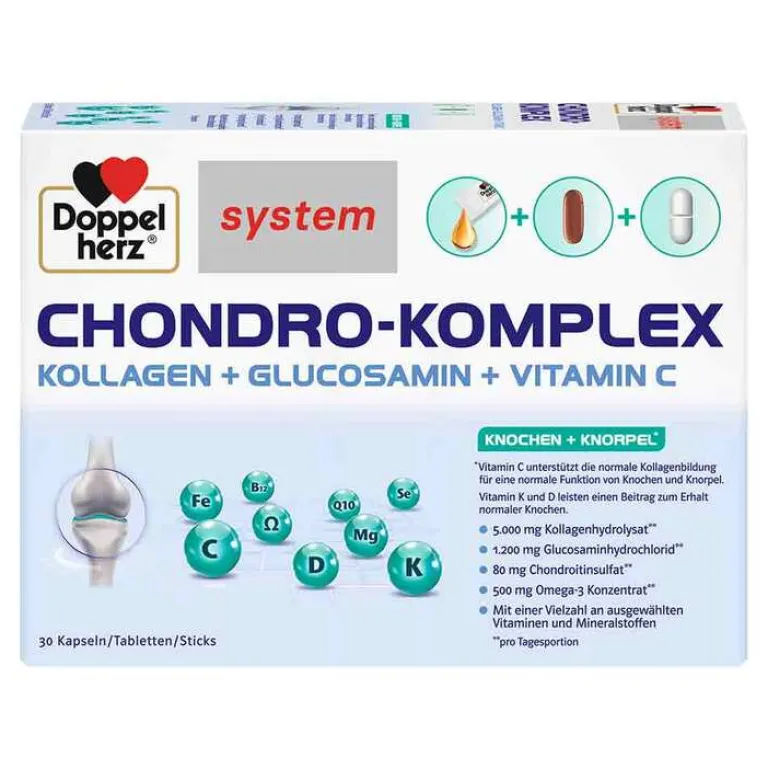 Clearance Doppelherz Chondro-Komplex system Kombination , 30 St