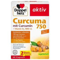 Sale Doppelherz Curcuma 750 Kapseln, 60 St